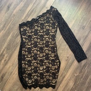 A’gaci Lace Bodycon Mini Dress